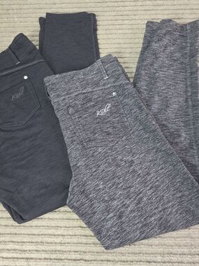Kuhl Lot Of 2 Mova Pants Womens Size 12 Tight Leggings Stretch Pull On Pockets
